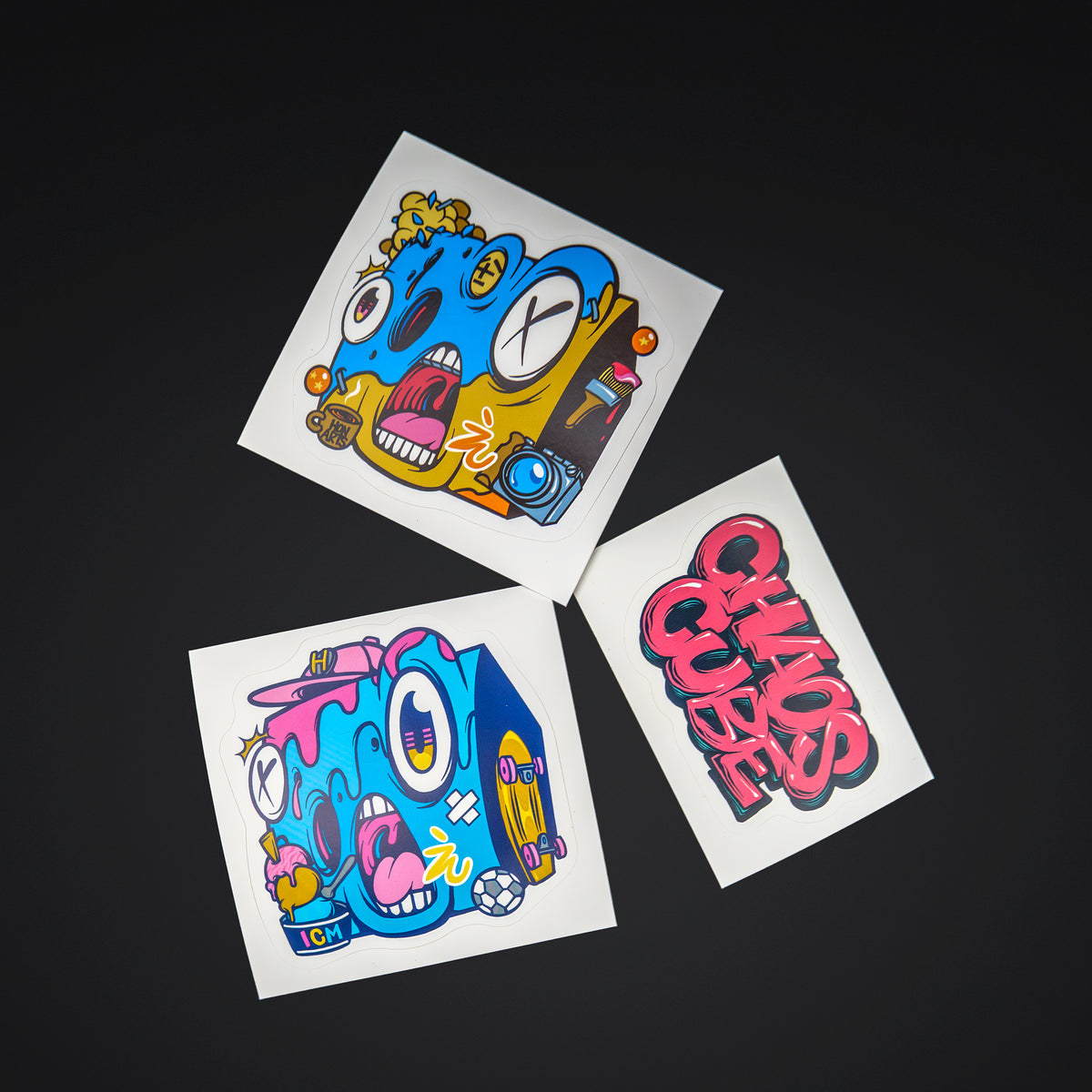 CHAOSCUBE stickers 2025