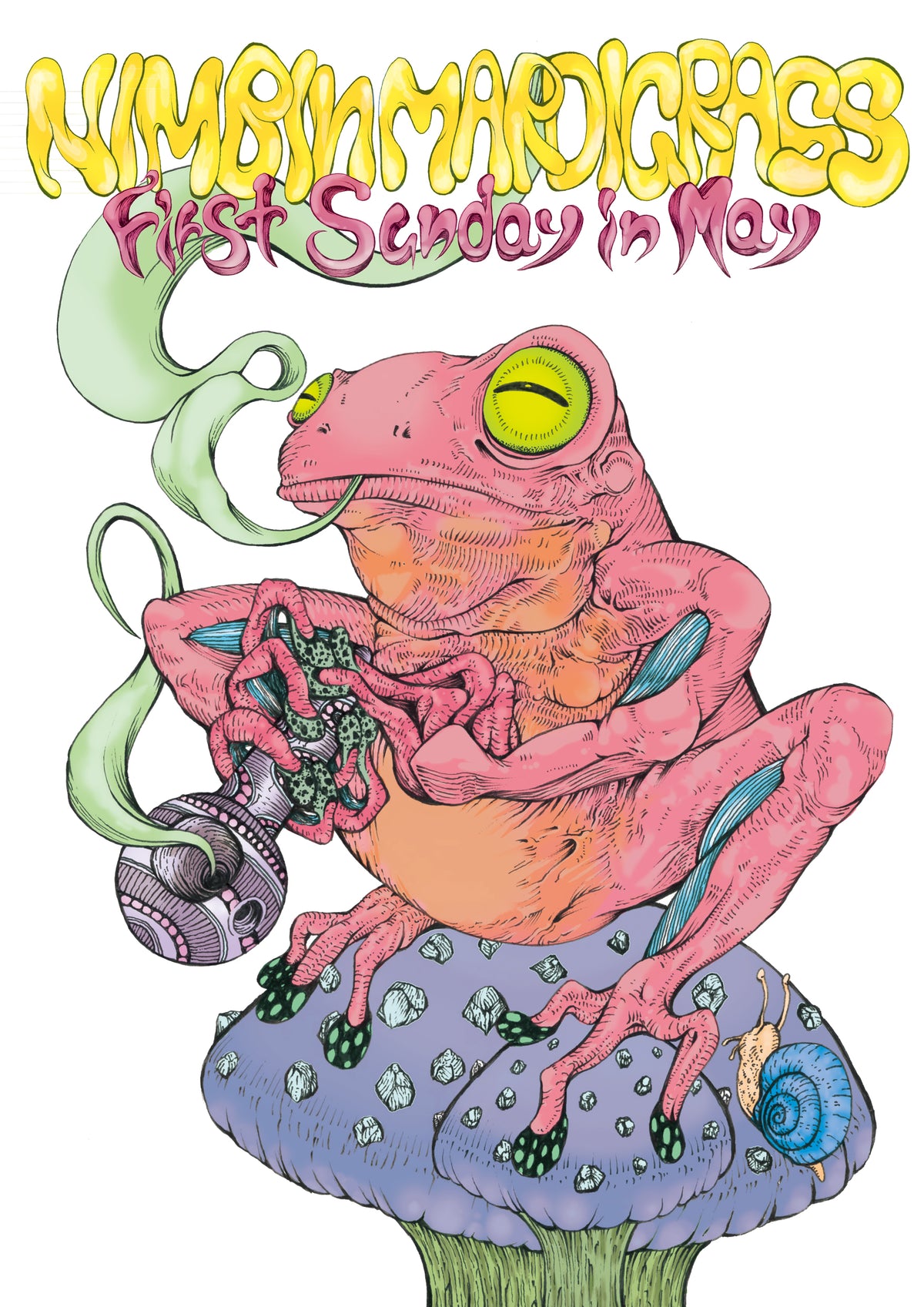 Nimbin Mardigrass 2016 Official Design Tee